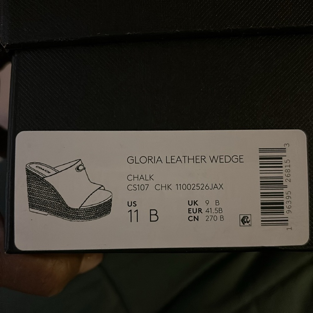 Coach Gloria Leather Wedge - Picture 4 of 4